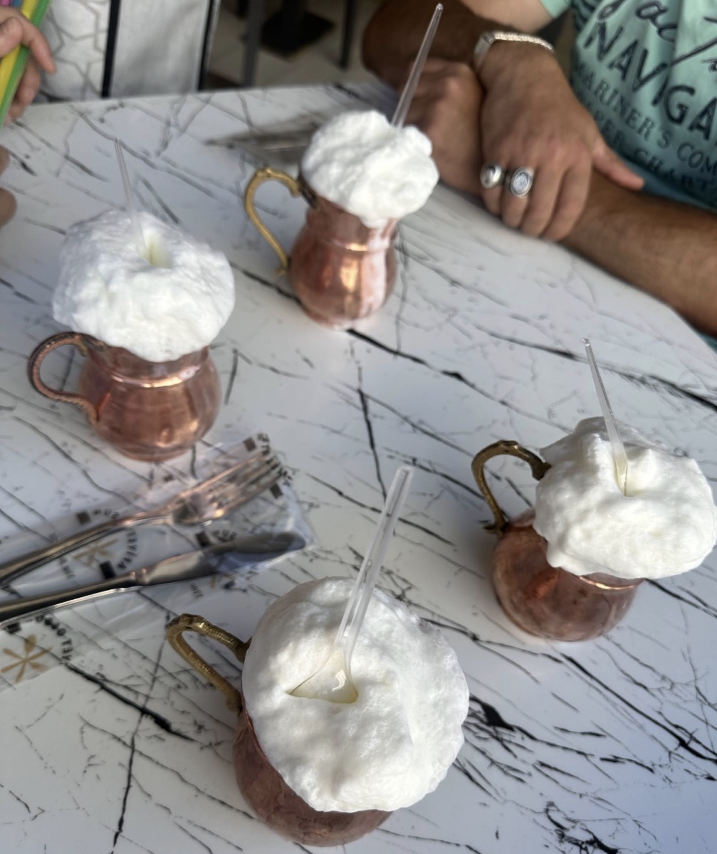 Köpüklü yayık ayran (manda yoğurdu) - Gamze Döner Afyon